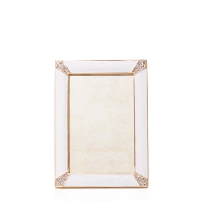JSW Lavinia Frame - White Opal - 4" X 6"