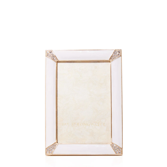 JSW Lavinia Frame - White Opal - 4" X 6"