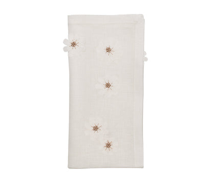 KSB Florette Napkin - White & Neutral