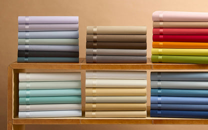 Nocturne Hemstitch - Flat Sheet - White
