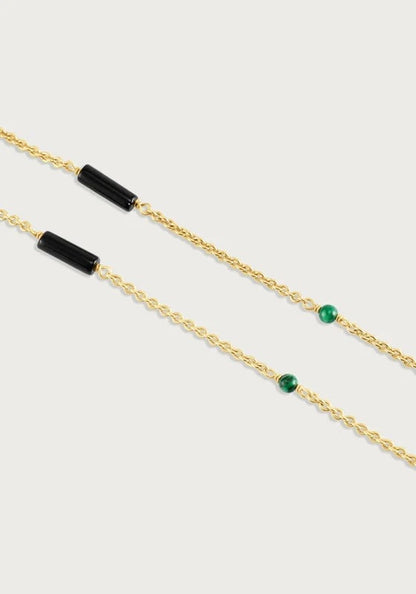 Forza - Long Chain Necklace - Multi Stone