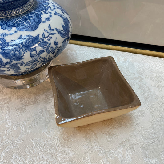 TFC Square Dip Bowl - Mocha - 5"