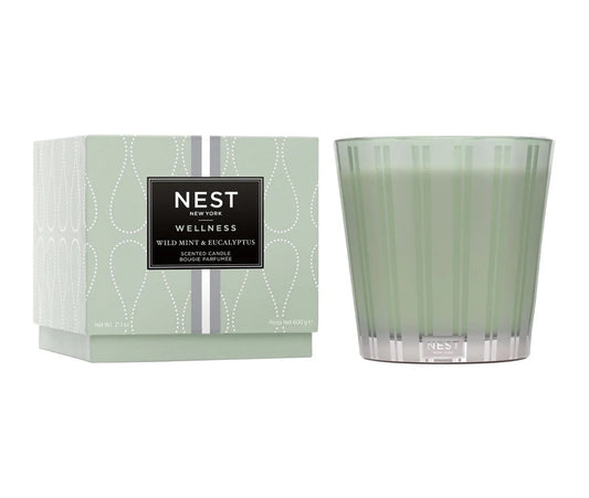 Wild Mint & Eucalyptus - 3-Wick Candle 21.2 oz