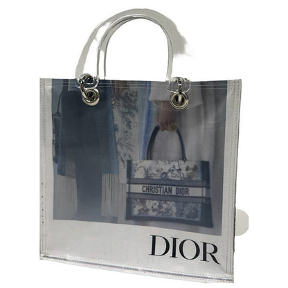 Stella Tote - Dior Blue Shadow - Clear Lucite Handles