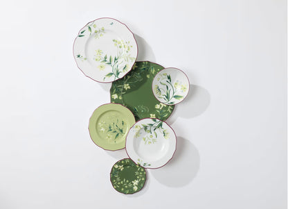 Florenza - Acanto (Green) - Dessert Plate 8.6"