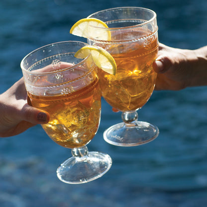 Isabella - Acrylic - Clear - Goblet 12oz