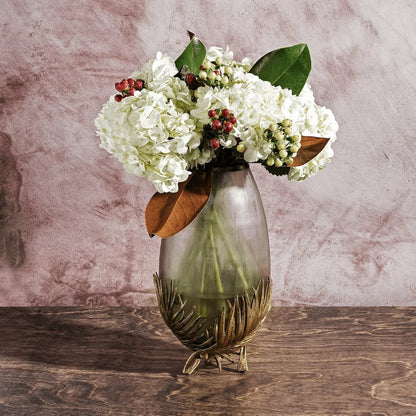 Palm - Medium Glass Vase