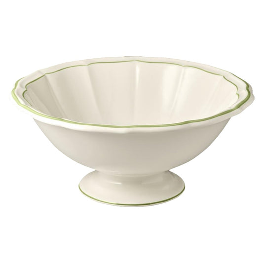 Filets - Green - Footed Open Vegetable Bowl 11.5"