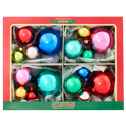 CRK Shiny Brite - Christmas Confetti - Clusters 1.25"/1.75"/2.5"