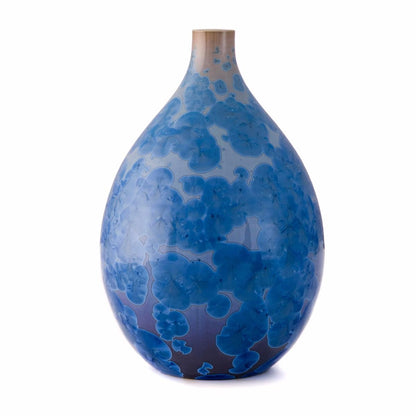 SMP Crystalline - Teardrop Vase - Medium (10.5"x5.75") - Cobalt (NLAW)