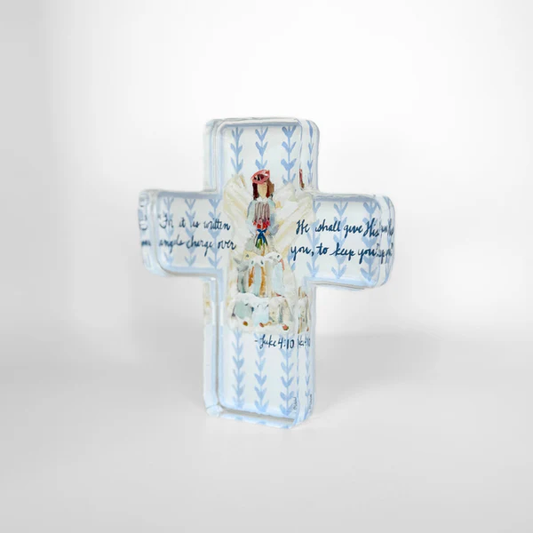 Angels To Watch Over Us Cross