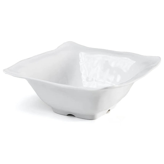 QSD Ruffle Square Melamine Serving Bowl 12.5"