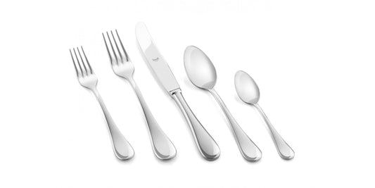 MEP Five Piece Flatware - Brescia - Stainless Polished Finish