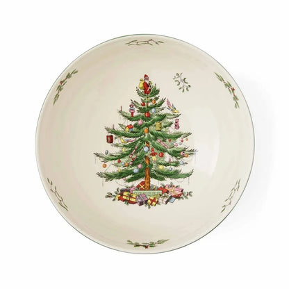 Christmas Tree Round Serving Bowl