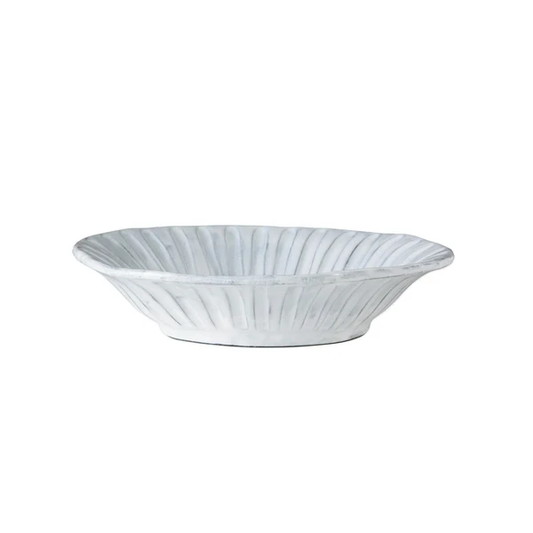Incanto - White - Stripe Pasta Bowl 9.5"