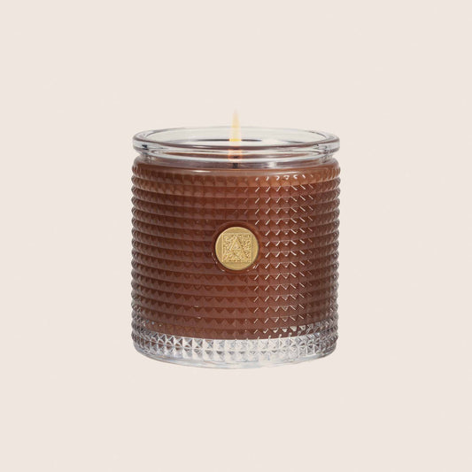 ARO Cinnamon Cider - Textured Glass Candle 6oz