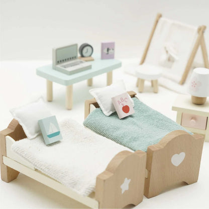 LTV Wooden Doll House Furniture - Kids' Bedroom
