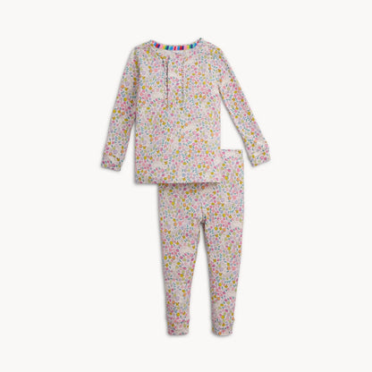 Bunny Blossom - Ruffle Long Sleeve Pajamas