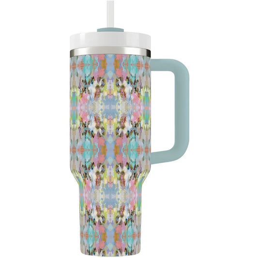 Brooks Avenue - Travel Tumbler - Blue Handle 40oz