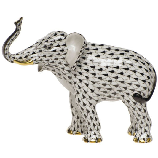 HND Figurine - Elephant Luck - Black