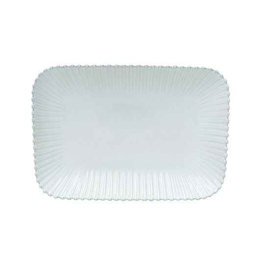 Pearl - White - Large Rectangle Platter 16"