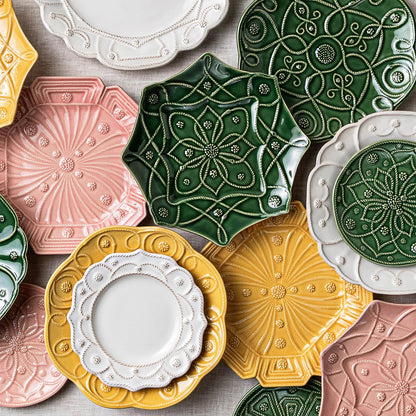 Jardins du Monde - Basil - Salad Plate - Assorted Set/4