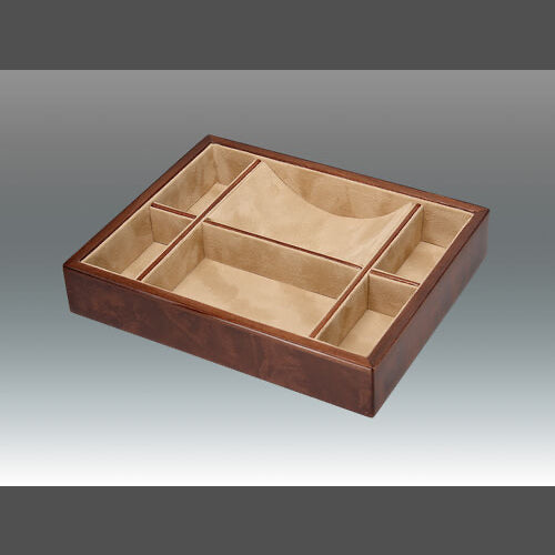 Wood Rectangle Valet Tray - Camphor Burl 10.25 x 8.25