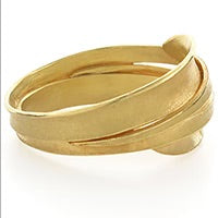 Blade of Grass Ring with 4 Wraps