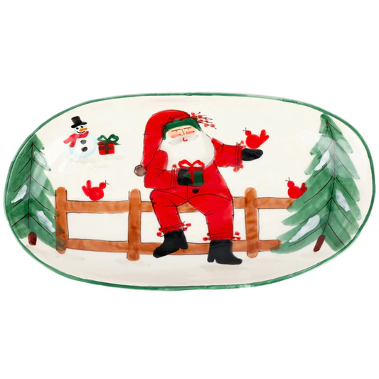 VTR Old St. Nick - Shallow Oval Bowl