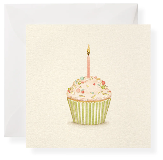 Birthday Cupcake Individual Gift Enclosure Card