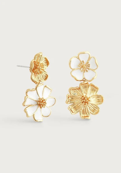 Wildflowers - Mixed Drop Earrings