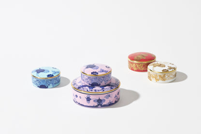 Tesori Collection - Azalea - Small Round Trinket Box 3.2"