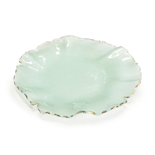 Poppy - Frosted & Gold - Platter 14"