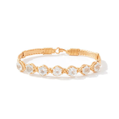 Dawn Bracelet - White Topaz