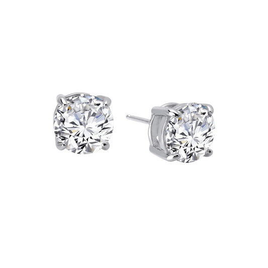 Simulated Diamond Stud Earrings - 8 CTW