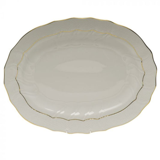 Golden Edge - Oval Platter 17"