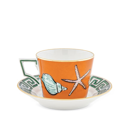 Il Viaggio Di Nettuno - Set of 2 Teacups with Saucers