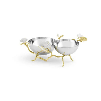 Butterfly Ginkgo Gold - Double Dish