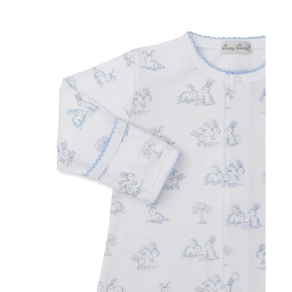 Springtime Bunny Fun - Convertible Gown - Lt Blue - NB