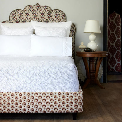 Organic Hand Stitched Sham - Sand - King 20x36