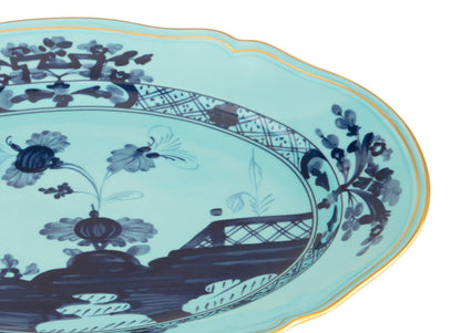 Oriente Italiano - Iris - Oval Flat Platter 15"