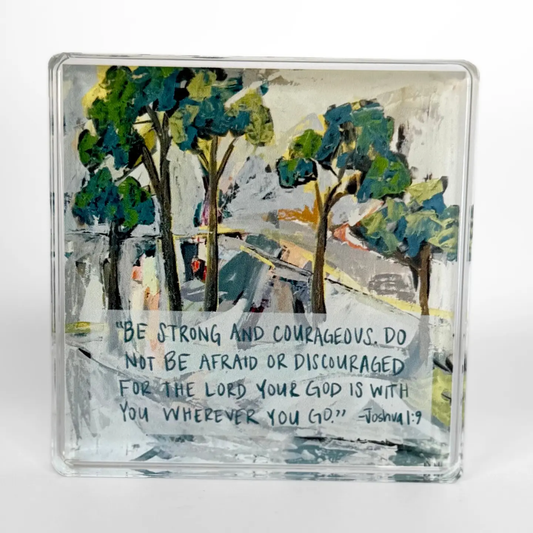 Joshua 1:9 Scripture Block