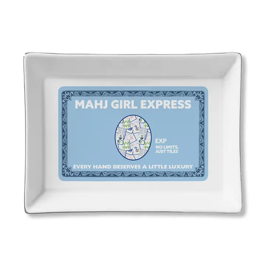 Ceramic Tray - Mahj Girl Express