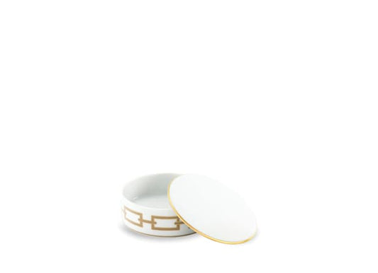 GNO Oggetti Catene - Cachemire - Round Box W/Cover - 5"
