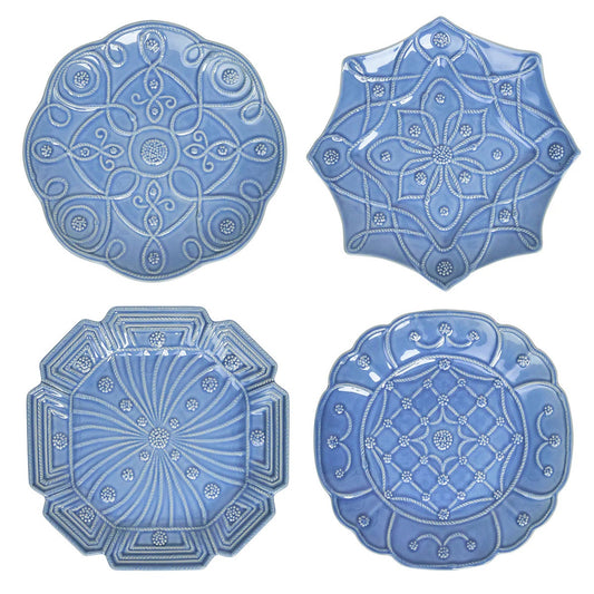 Jardins du Monde - Chambray - Salad Plate - Assorted Set of 4