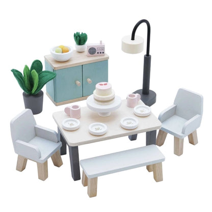 LTV Wooden Doll House Furniture - Dining Room