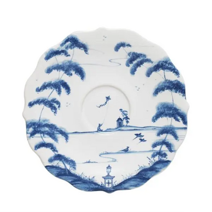 Country Estate - Delft Blue - Tea Saucer 7"