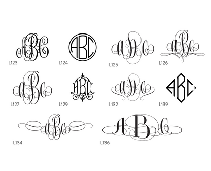Personalized - Delavan Monogram Desk Slab