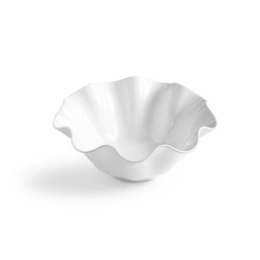QSD Large Clam Melamine Serving Bowl 15.5"