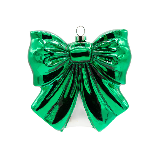 K&A Green Bow Ornament